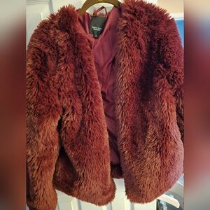 Simply Vera Wang Faux Fur Jacket
